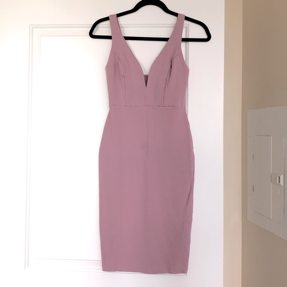 Mendocino Mauve Bodycon Dress - Picture 1 of 8